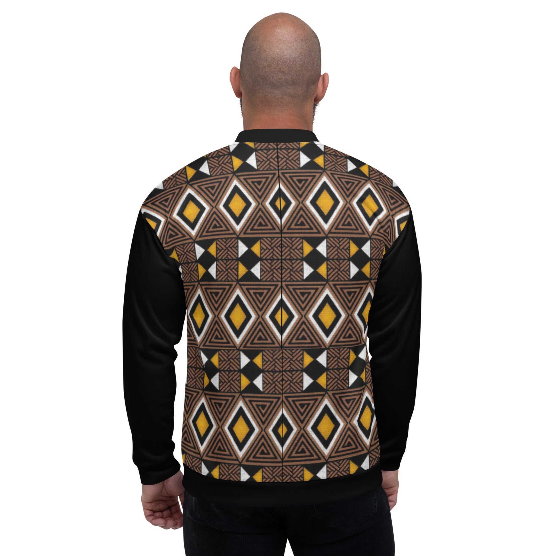 Afrocentric Trible Print Men's Bomber Jacket