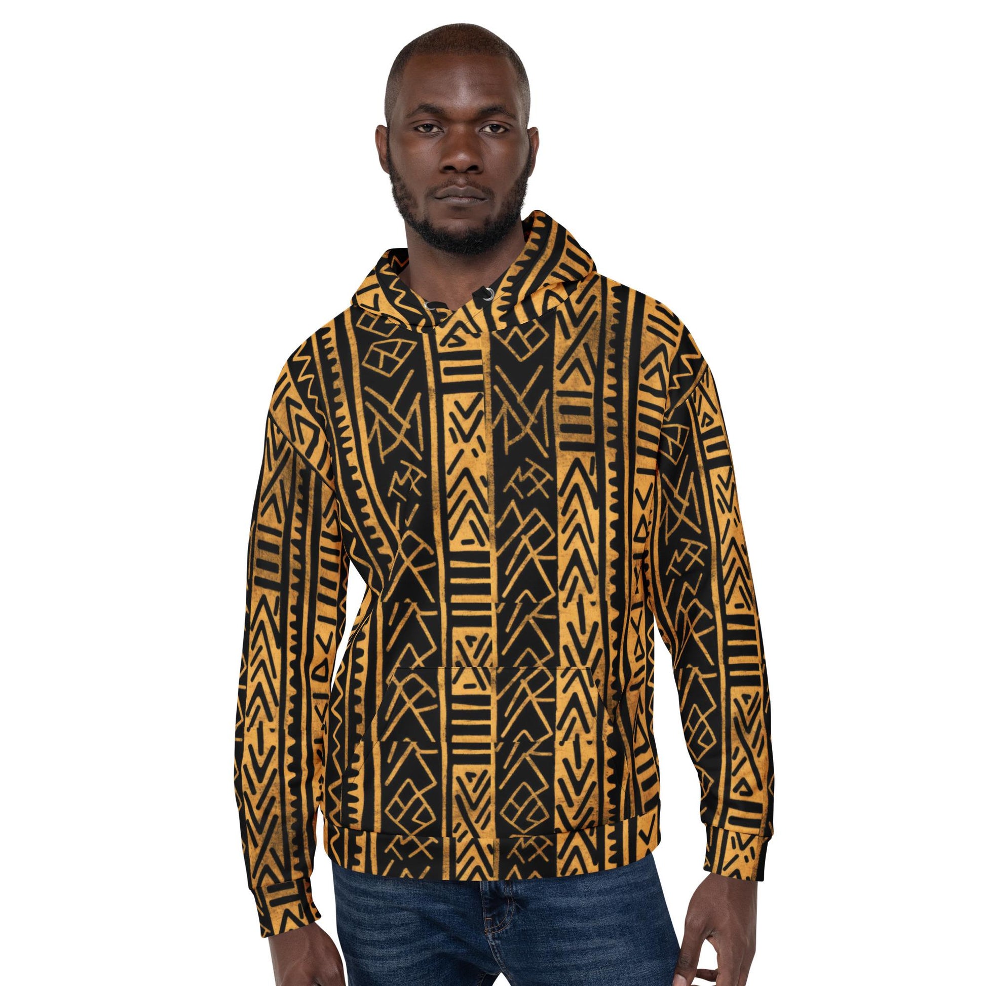 Irons - Men's - Hoodie - African - Mud Cloth Pattern