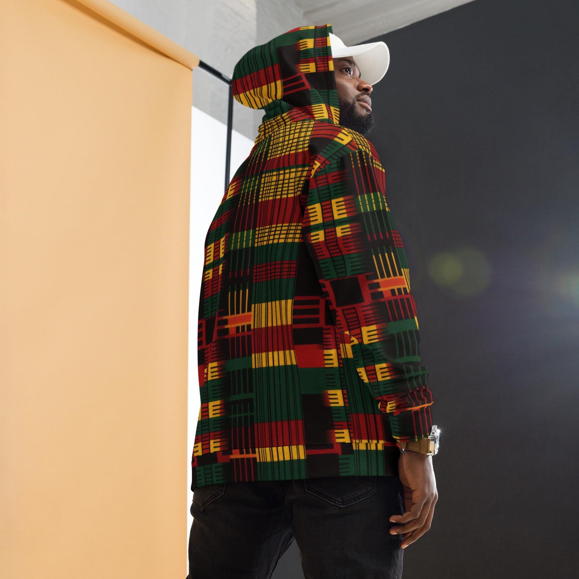 Swelter - Mens - Hoodie - African Kente Pattern