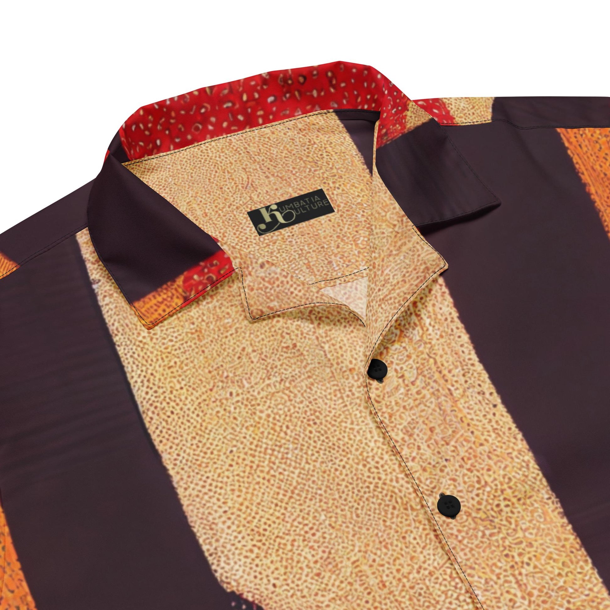 Tones color Block African Tribal pattern button shirt