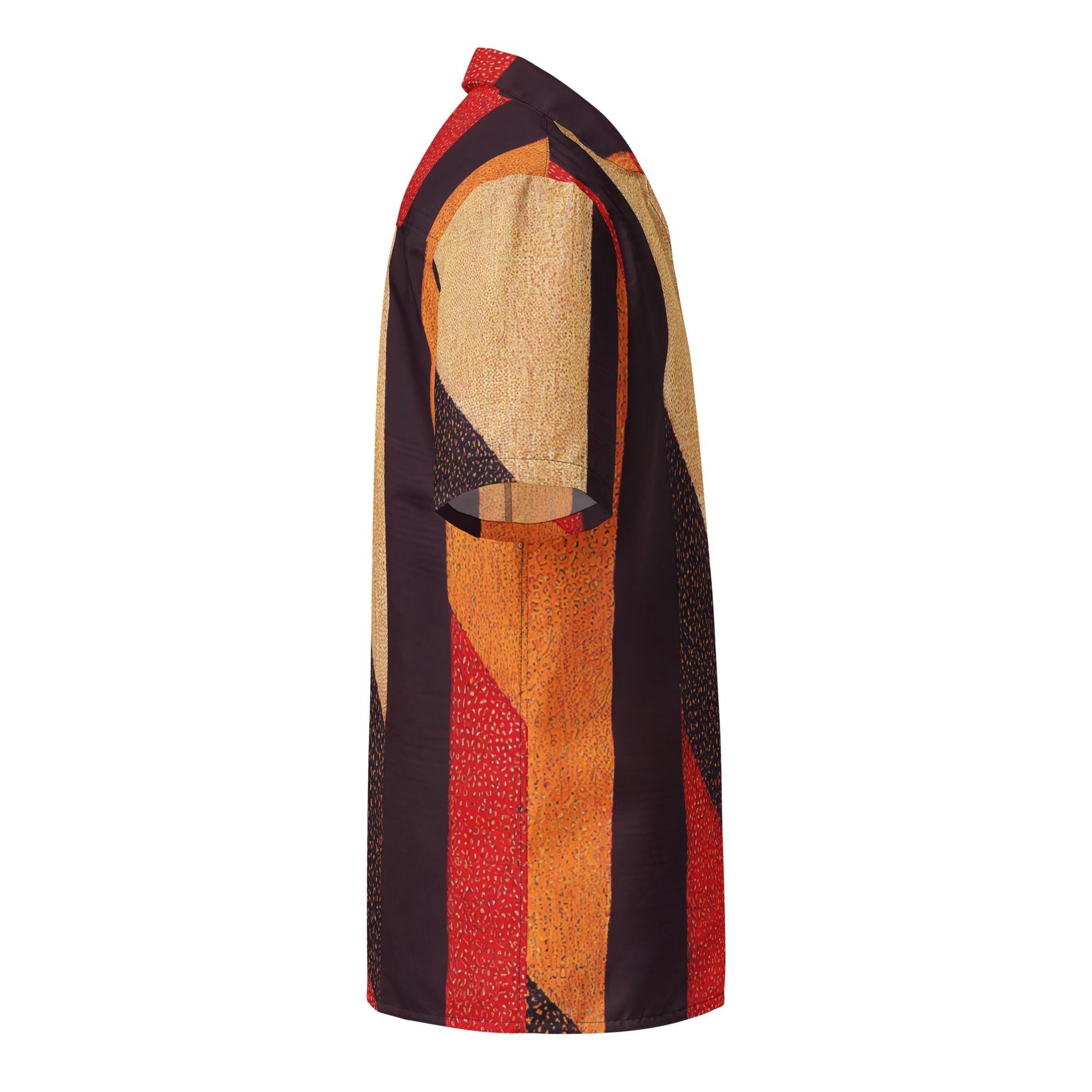 Tones color Block African Tribal pattern button shirt