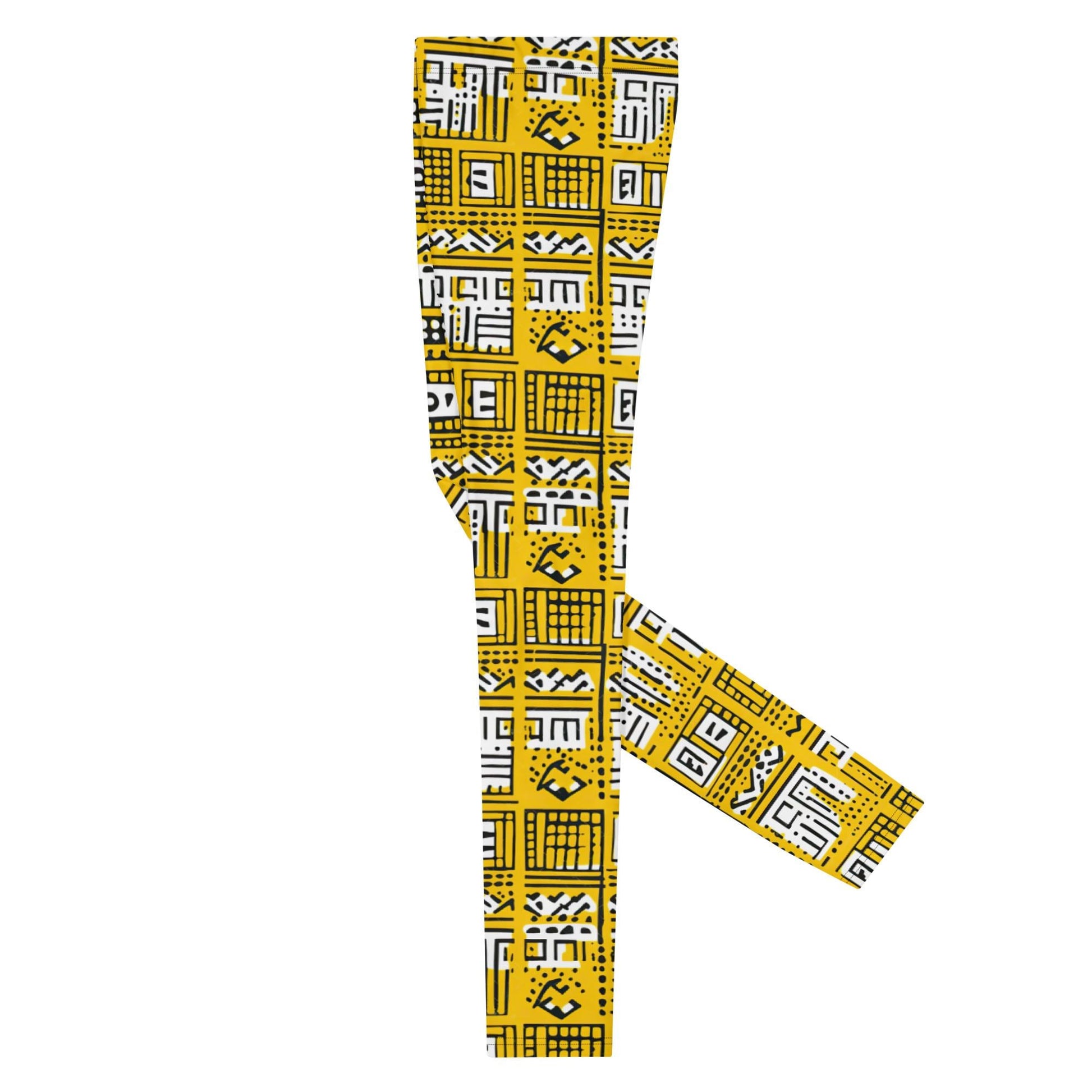 Manjano - Men's Leggings - African - Mudcloth Pattern