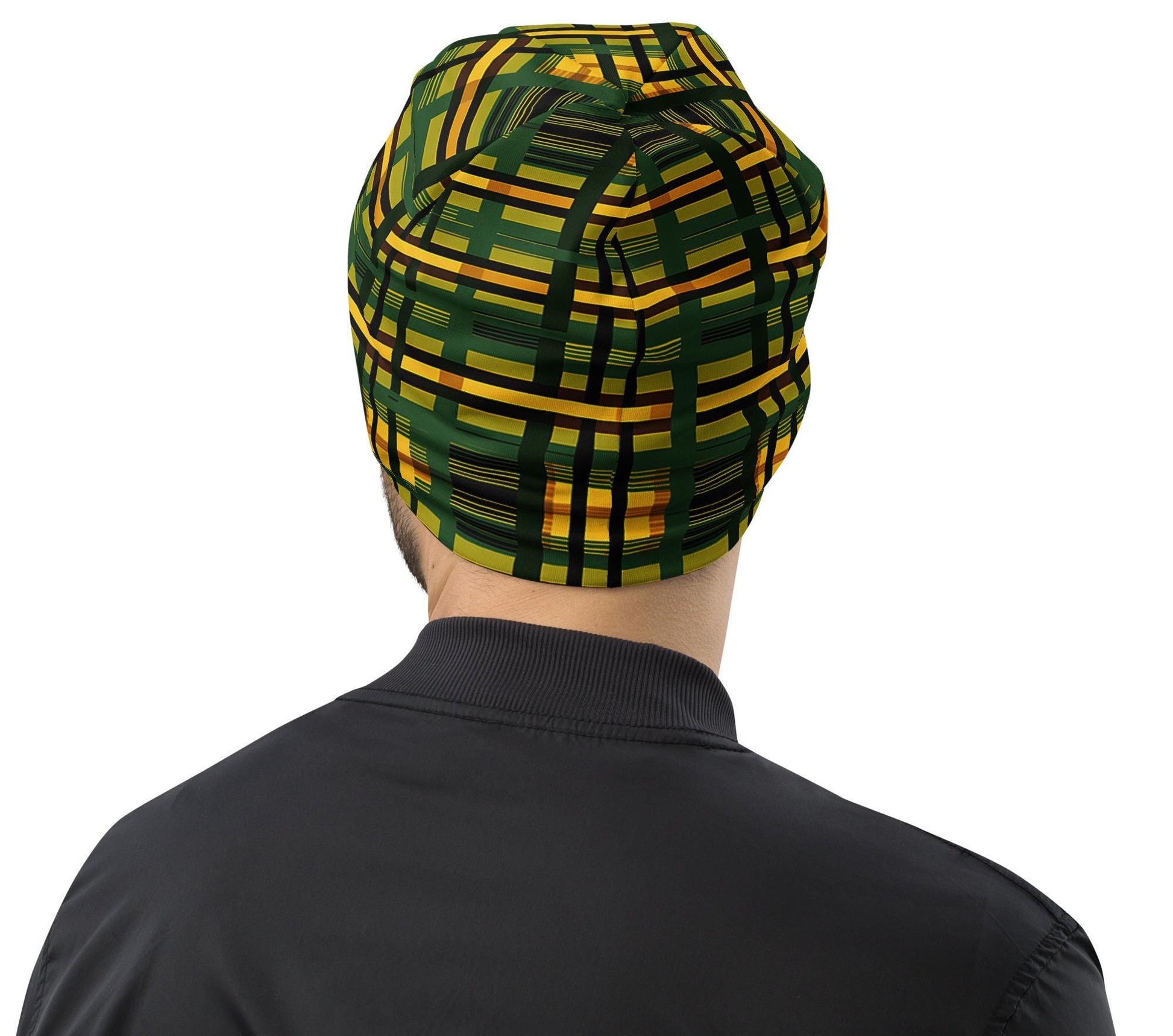 Dink - Mens - Beanie - African Kente Pattern