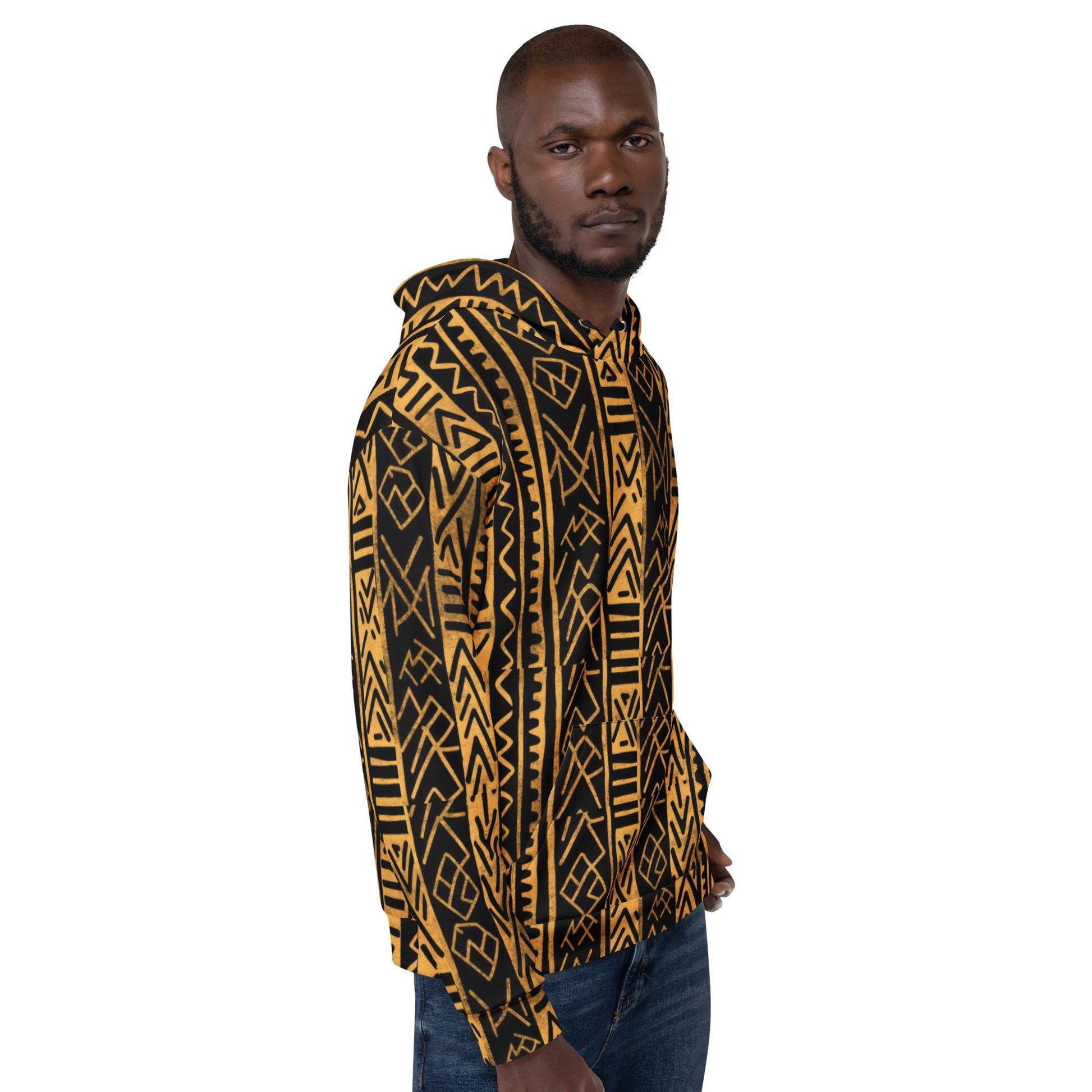 Irons - Men's - Hoodie - African - Mud Cloth Pattern