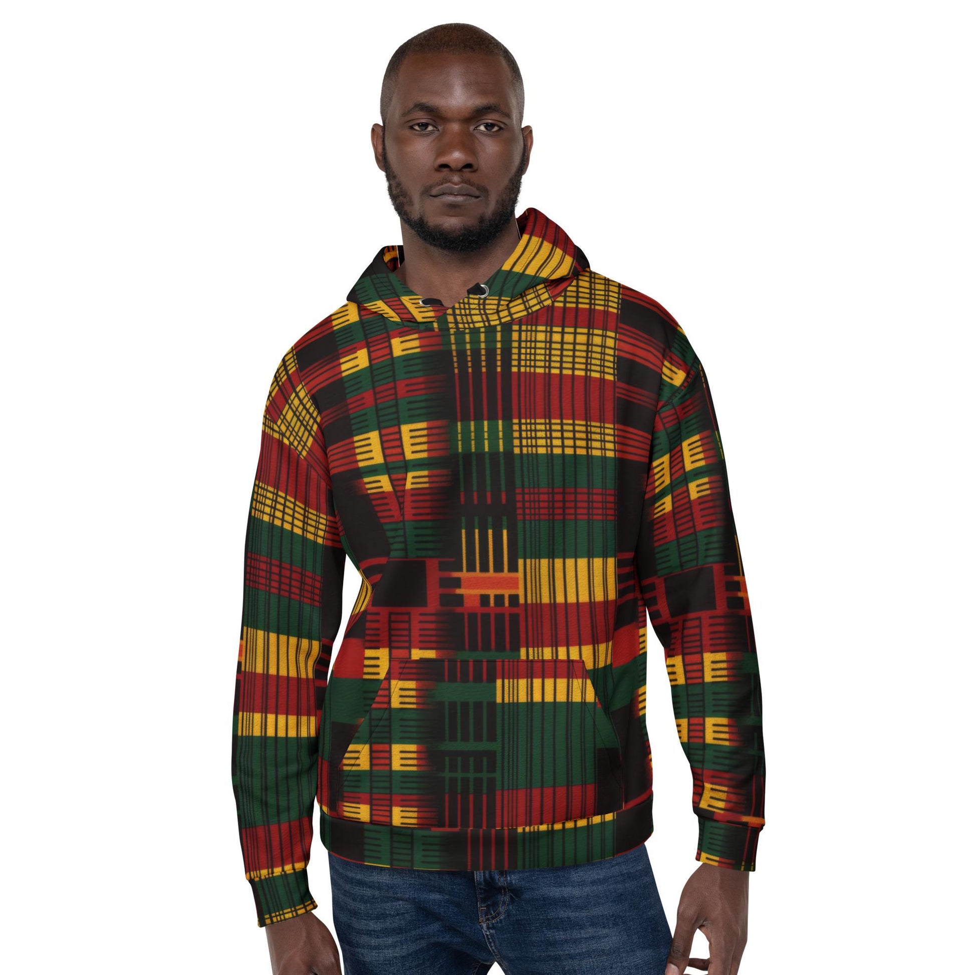 Swelter - Mens - Hoodie - African Kente Pattern