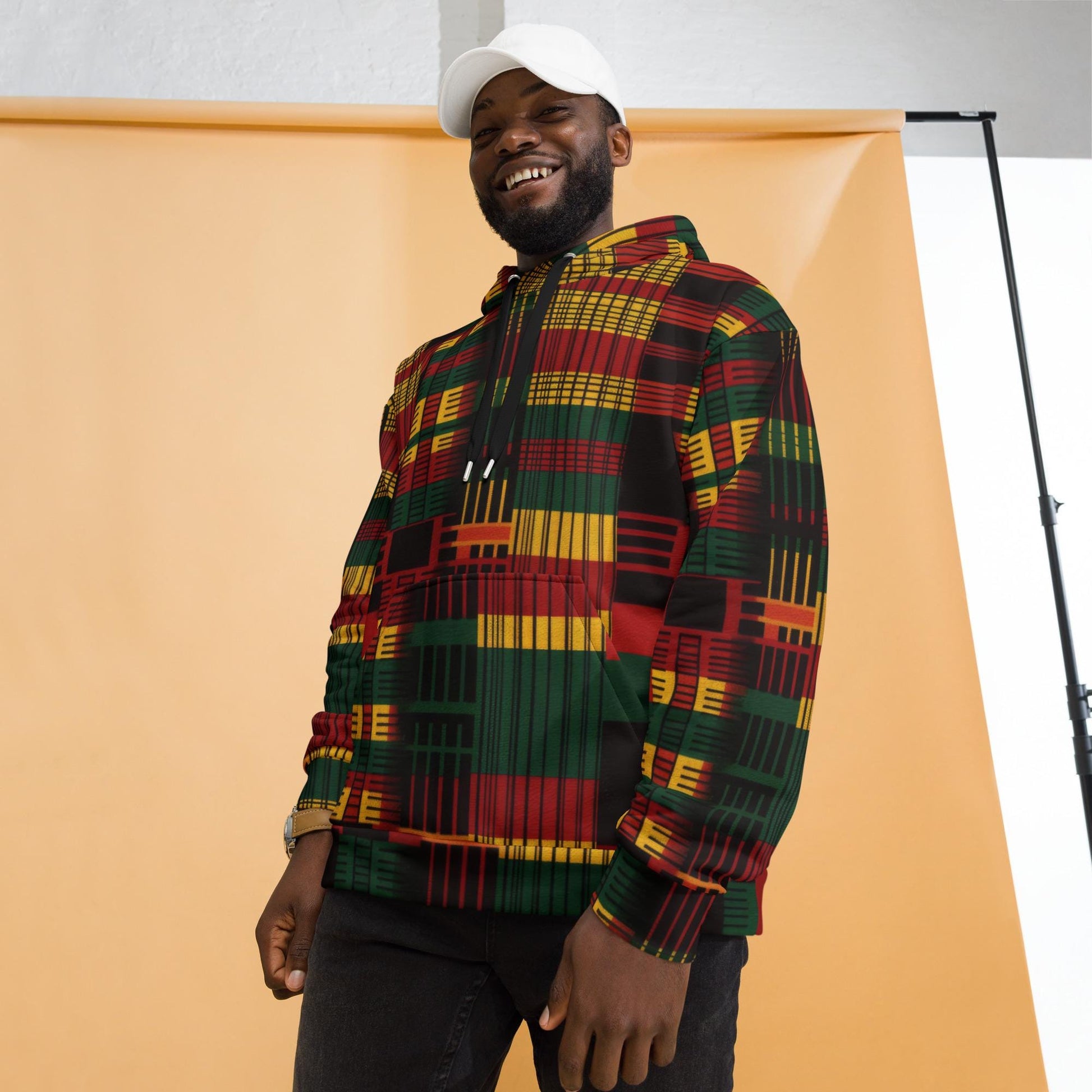 Swelter - Mens - Hoodie - African Kente Pattern