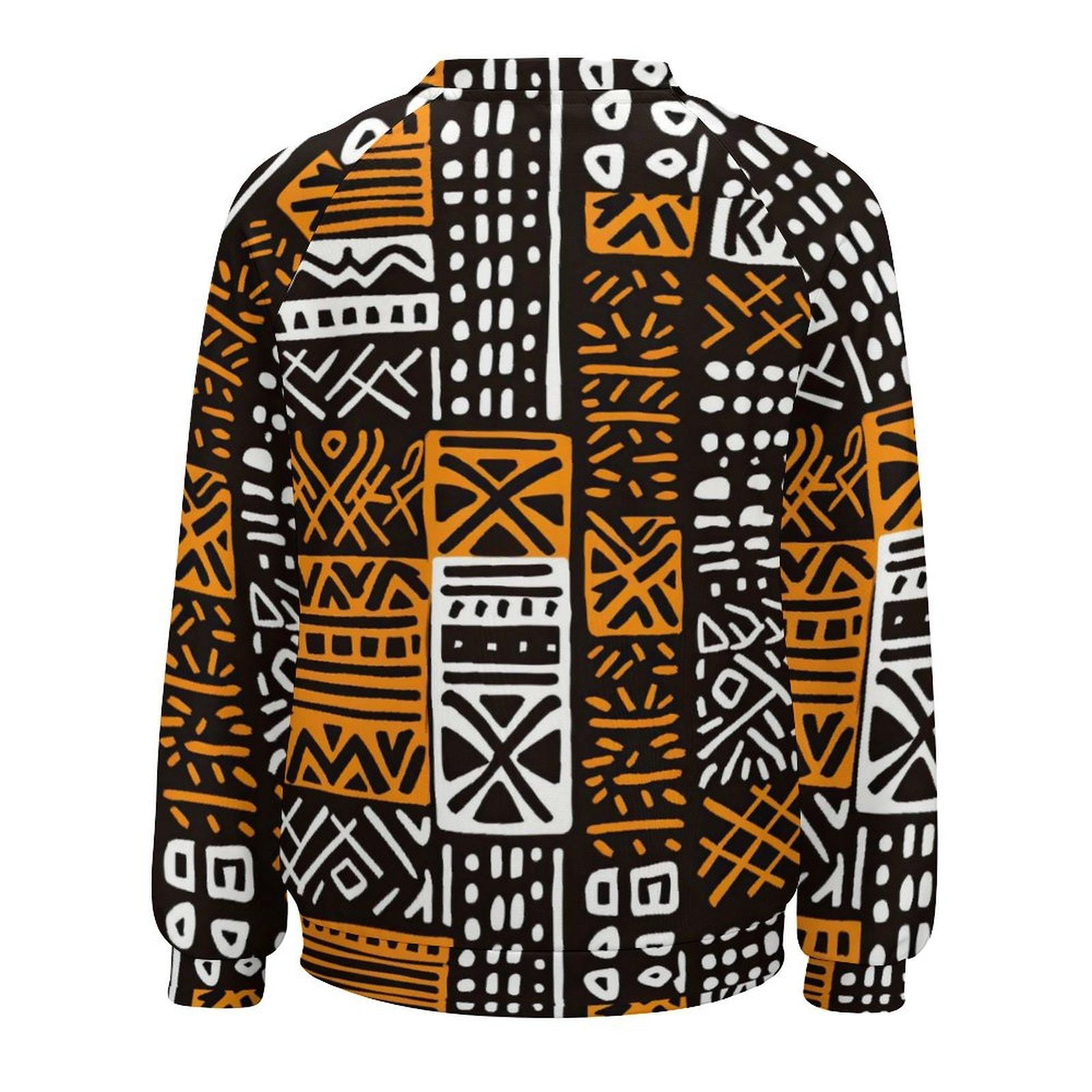 Gigsaw - Womens - Sweatshirt Designs Raglan style - African - Mud cloth Pattern - Sweatshirts - KumbatiaKulture