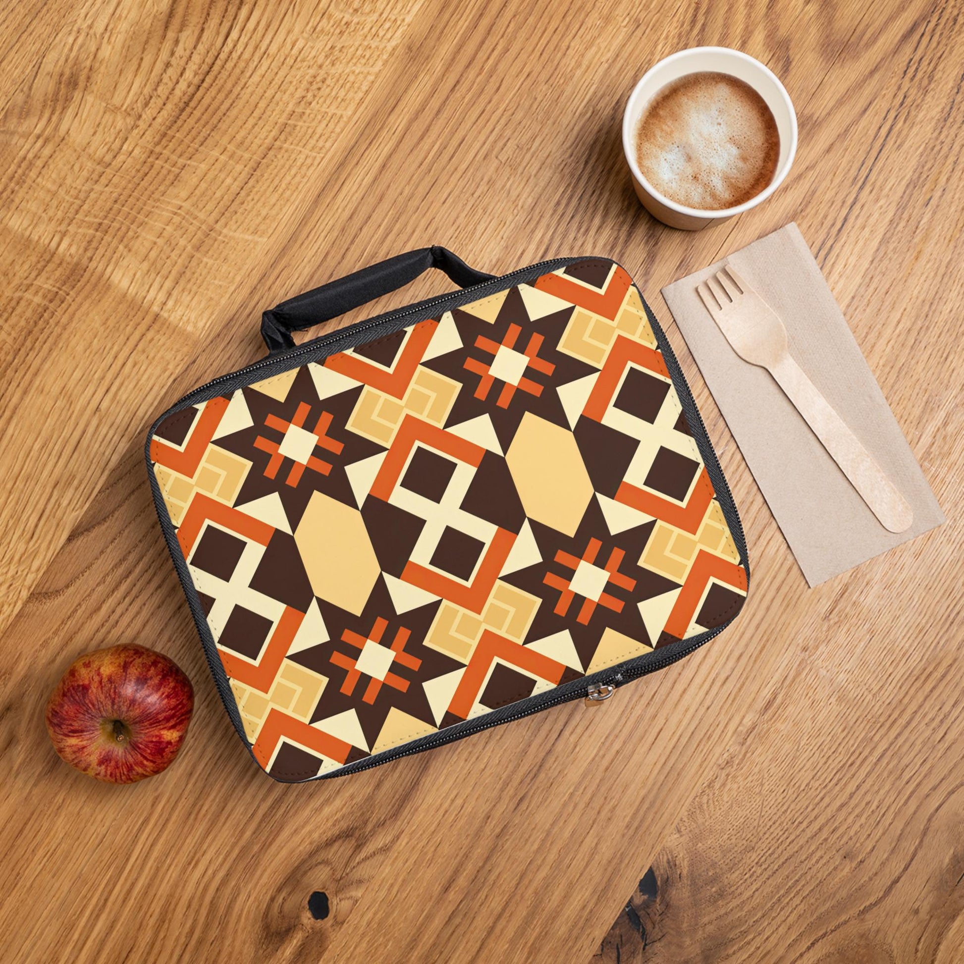 Spark - Insulated Lunch Bag - African - Kente Pattern - Lunch Bags & Boxes - KumbatiaKulture