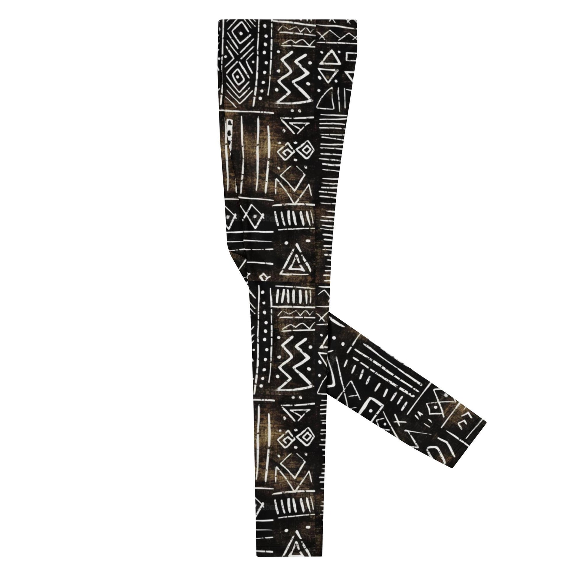 Black Earth - Men's Leggings - African - Tribal Pattern