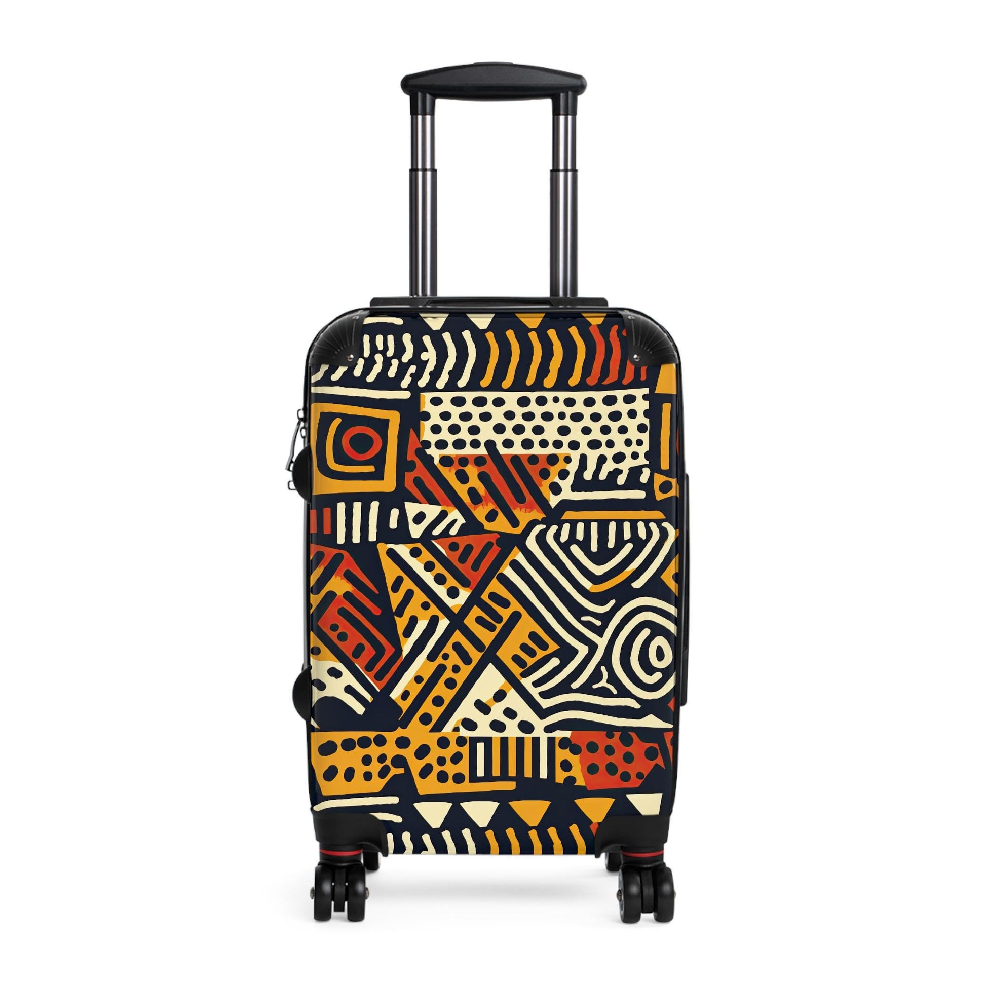 Artistic Carry-On Suitcase, Unique Travel Luggage for Adventurers, Stylish Weekend Getaway Bag, Customizable Travel Accessory, Perfect for - Suitcases - KumbatiaKulture