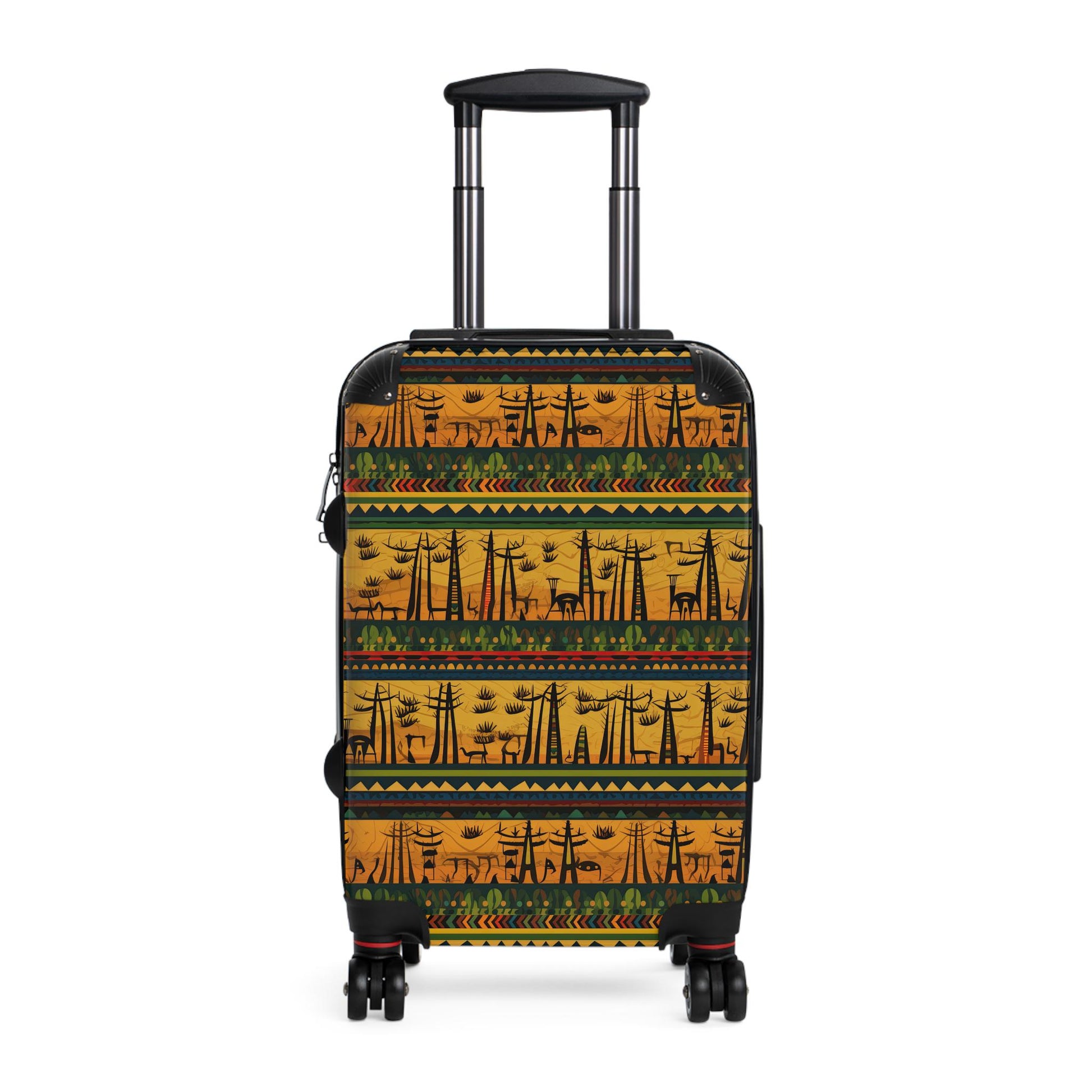 African -Tribal - Pattern Suitcase for Travelers, Stylish Luggage, Holiday Travel, Carry-On, - Suitcases - KumbatiaKulture