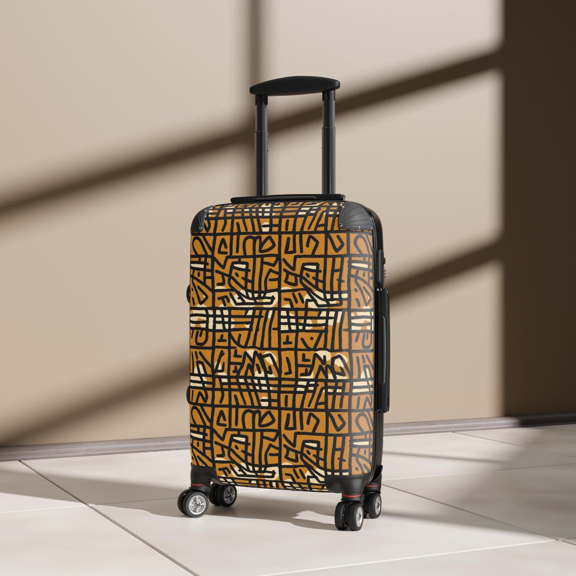 Kahawia - African - Tribal - Stylish Suitcases for Travelers, Unique Luggage, Weekend Getaways, Vacation Essentials, Accessories - Suitcases - KumbatiaKulture