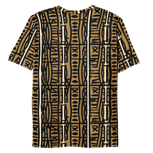 Chebe - Mens - Short Sleeve T-Shirt - African - Mud Cloth Pattern