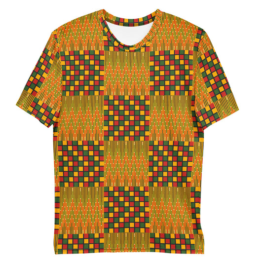 Dimensional - Mens - Short Sleeve T-Shirt - African - Kente Pattern