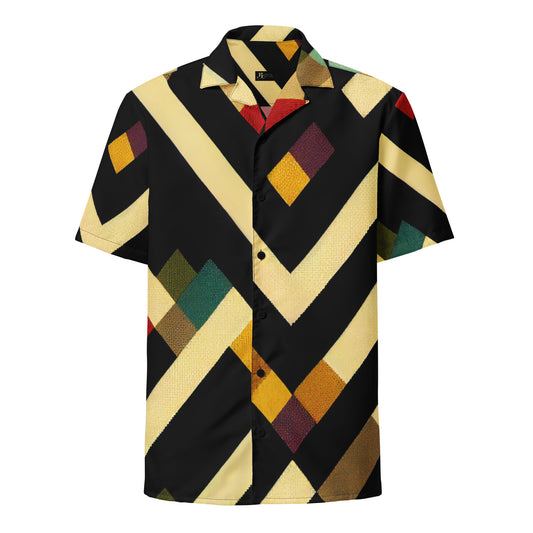 Pieces of Earth  - Mens - Button Up Shirt - Tribal Pattern