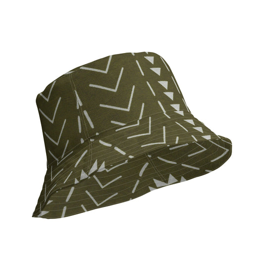 Afrocentric Tribal Print Reversible bucket hat