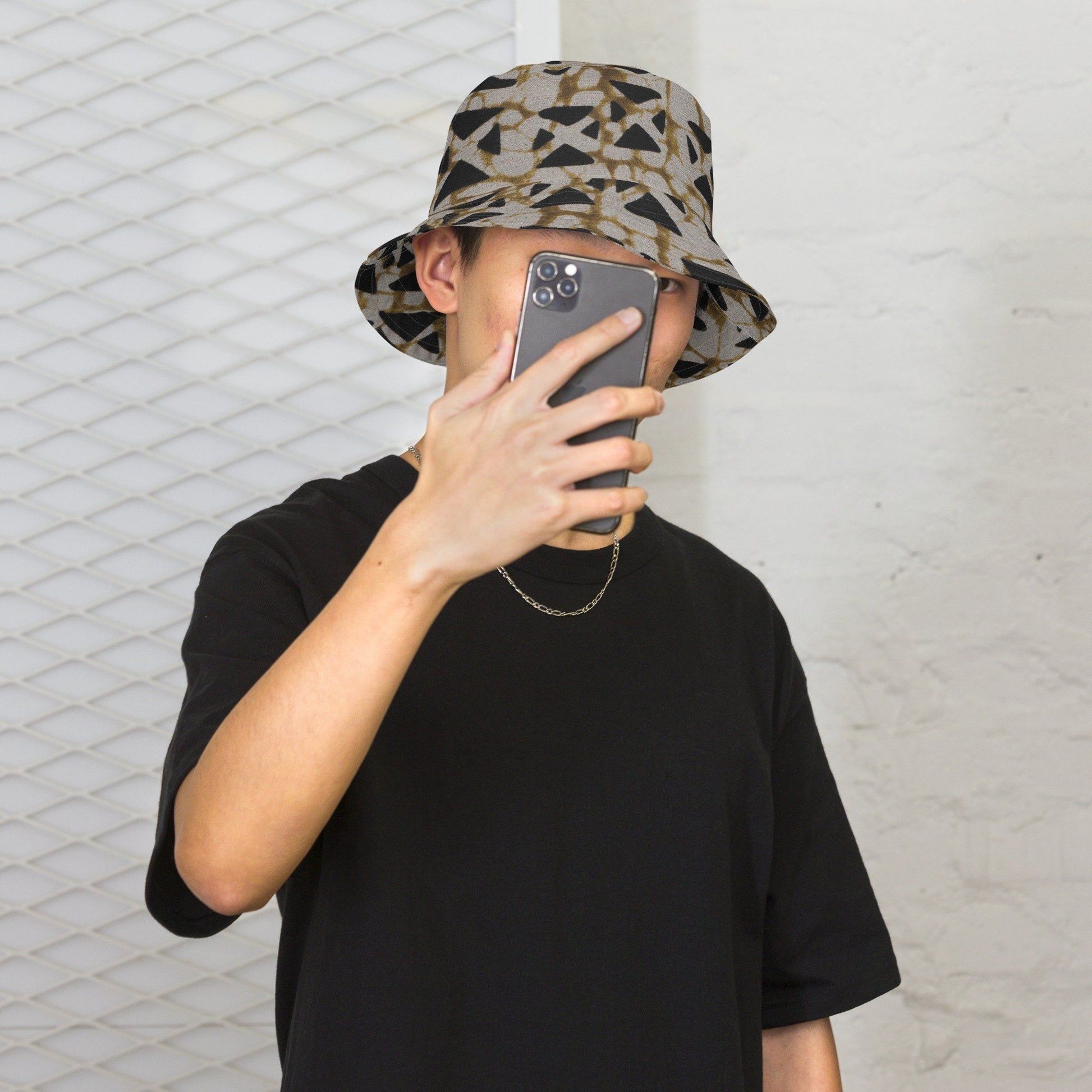 Afrocentric Tribal Print Reversible bucket hat