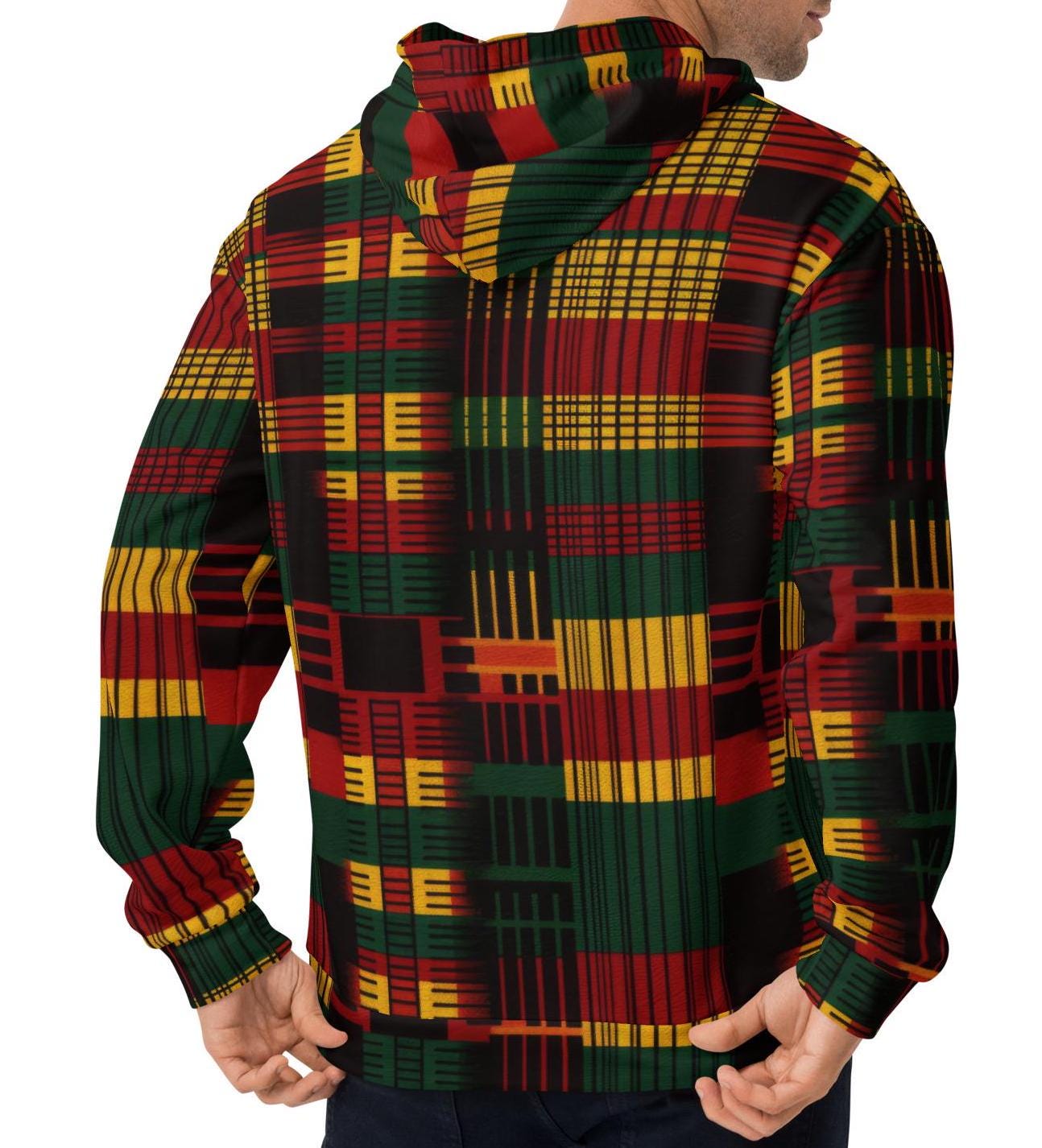 Swelter - Mens - Hoodie - African Kente Pattern