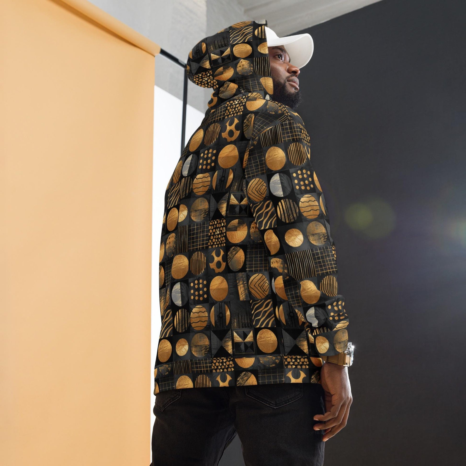 King Bronze - Mens - Hoodie - African - Tribal Pattern