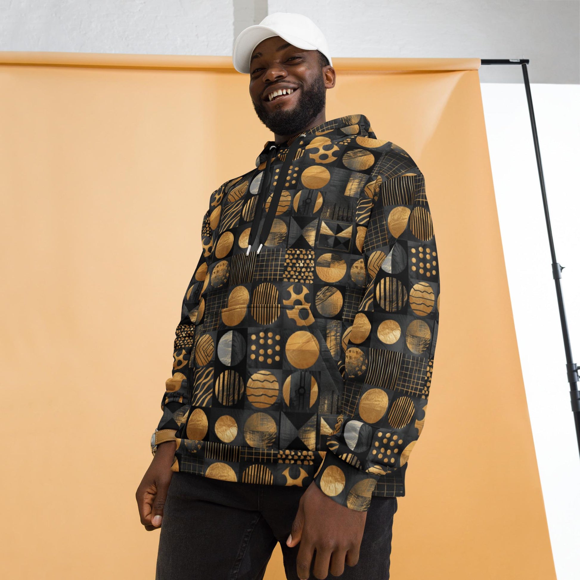 King Bronze - Mens - Hoodie - African - Tribal Pattern