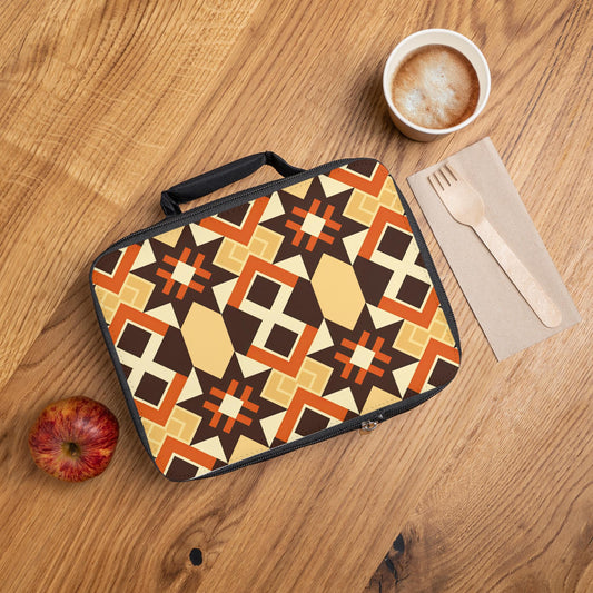Spark - Insulated Lunch Bag - African - Kente Pattern - Lunch Bags & Boxes - KumbatiaKulture