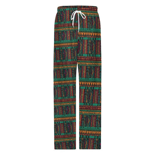Green fields - Mens Faux Cotton Men's Pajamas Pants - African- Tribal Pattern - Pants - KumbatiaKulture