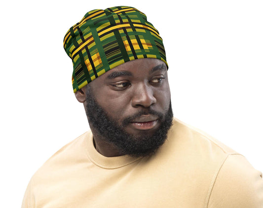 Dink - Mens - Beanie - African Kente Pattern