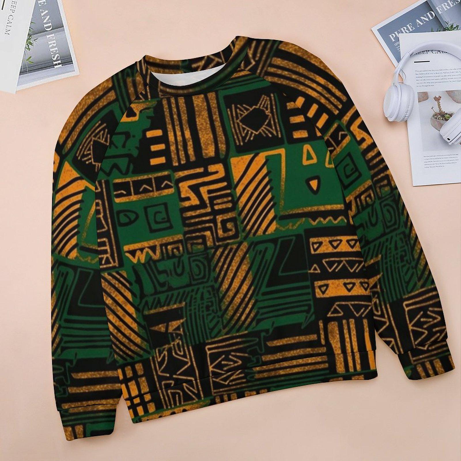 280gsm Custom Sweatshirt Designs Raglan Style RHDEC2 (All-Over Printing) - Sweatshirts - KumbatiaKulture