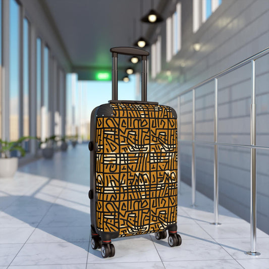 Kahawia - African - Tribal - Stylish Suitcases for Travelers, Unique Luggage, Weekend Getaways, Vacation Essentials, Accessories - Suitcases - KumbatiaKulture