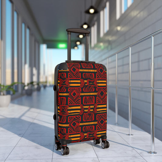 Maasai - African - Ankara Pattern -Stylish Travel Suitcase - Suitcases - KumbatiaKulture